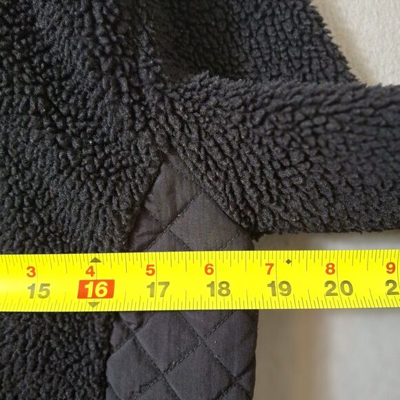 Vineyard Vines Men’s Sherpa Fleece Small Black Full Zip Pullover Jacket - Picture 8 of 8